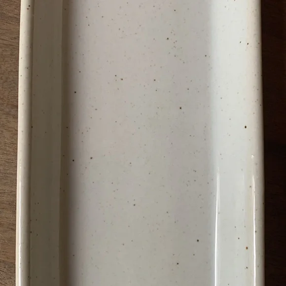 Pottery Barn ceramic speckle glaze tray/dish - Picture 7 of 8